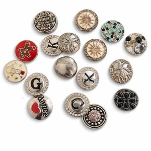 Gingersnap Charms Jewelry Making Lot 17 Pieces Initial Baseball Gingerbread